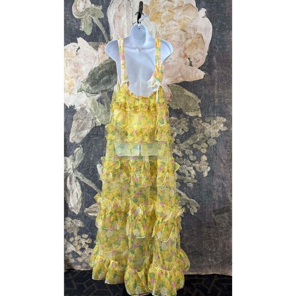 New For The Love And Lemons Vikki Maxi Dress Size XS - Picture 7 of 12